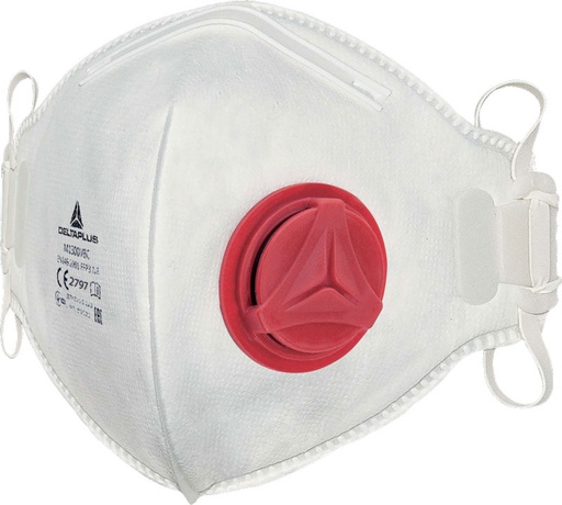[VM1300VBC] MASQUE FFP3 PLIAGE VERTICAL A VALVE M1300VB BTE DE 10 PCS