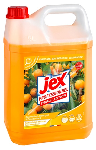 [PV56090303] NETT.EXPRESS DESINF.JEX PRO.TRIPLE ACTION SOLEIL DE CORSE 5L