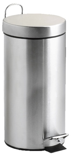 [TAMPPM30X] POUBELLE PEDALE INOX 30L