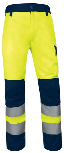 [VM1PA2HVCL2JAM] PANTALON HI-VIZ M1PA2HV CL2 JAUNE/MARINE T.M