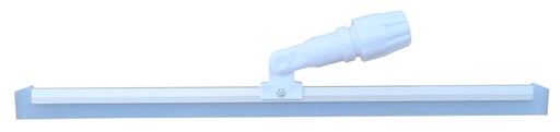 [TAMP767] RACLETTE SOL SILICONE 50CM - DOUILLE ARTICULÉE A TROU.