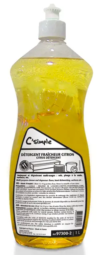 [OR97300-2] DETERGENT MULTI-USAGE C'SIMPLE FRAICHEUR CITRON 1L 
