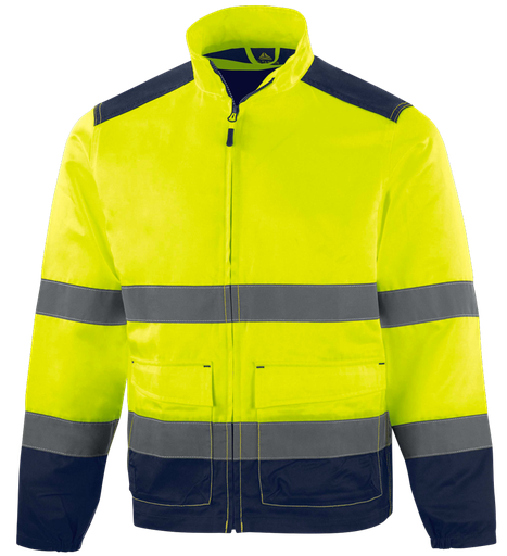 [VM1VE2HVJAXL] VESTE HI-VIZ M1VE2HV CL2 JAUNE/MARINE T.XL