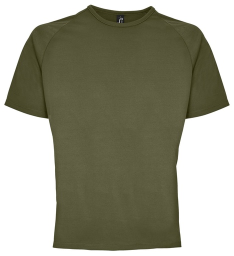 [TSSPORTYARL] TEE-SHIRT SPORTY POLYESTER ARMY T.L
