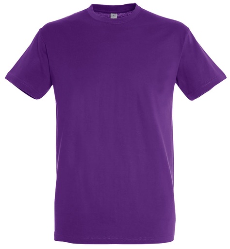 [TSVCM] T-SHIRT 100% COTON VIOLET CLAIRE T.M