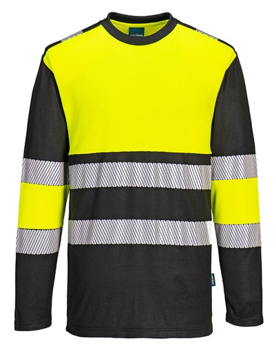 [PWTPW312JNXL] T-SHIRT HI-VIZ PW312 JAUNE/NOIR M.L CL1 T.XL