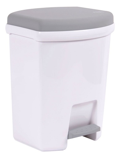 [TAMP226] POUBELLE A PEDALE ROMA 27L COUVERCLE GRIS