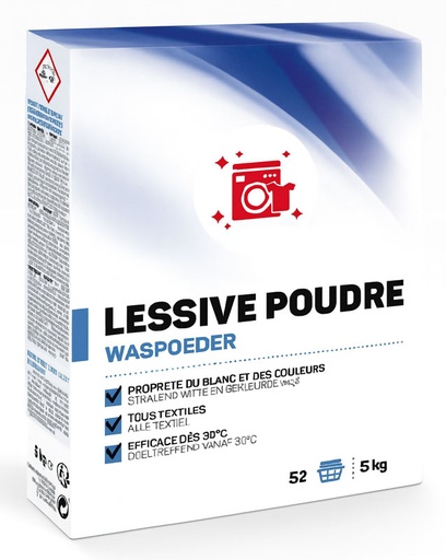 [MCB80644W] LESSIVE POUDRE 5KG