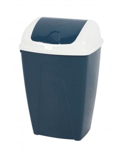 [FOR34347] POUBELLE FLIP 10L BICOLORE COUV.BASCULANT