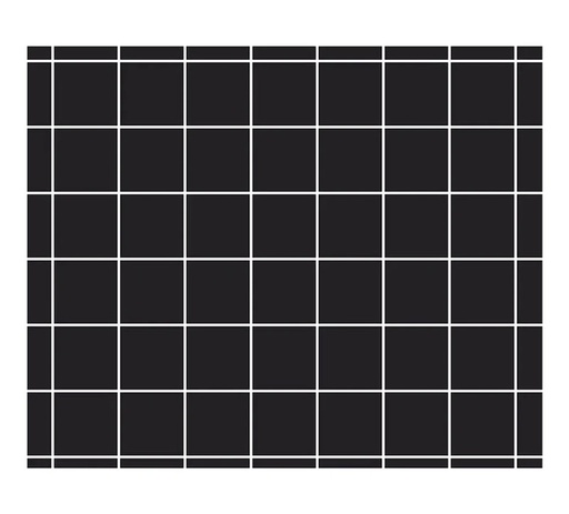 [BRCPL160X195CN1QX6] PLAQUE DE GLU 160X195 MM NOIR QUADR - 1 FACE LOT DE 6 (IBOO)