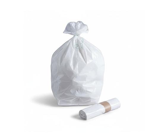 [SP10] SAC POUB. 10L/HD BLANC CARTON DE 1000 SACS