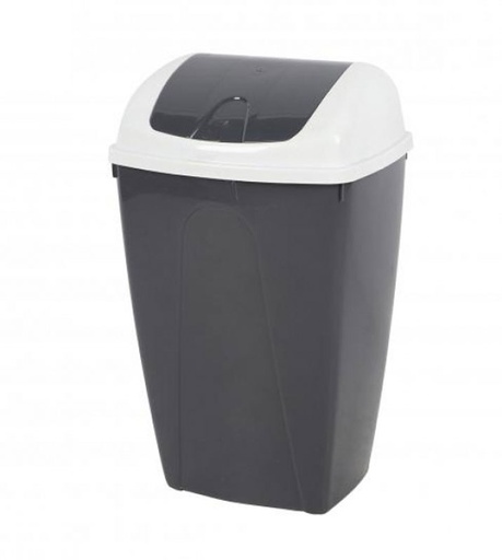 [FOR34348] POUBELLE FLIP 25L BICOLORE COUV.BASCULANT