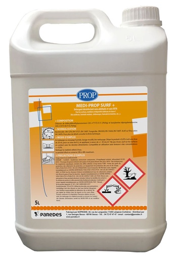 [PAR232629] DETERGENT DESINF. MEDI-PROP SURF+ 5L