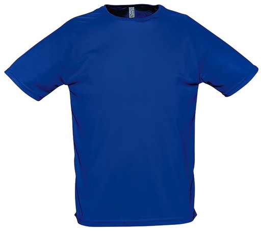 [TSSPORTYBBXL] TEE-SHIRT SPORTY POLYESTER BLEU ROYAL T.XL