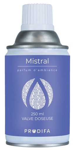 [PRODA250DMISE] RECHARGE DIFFUSEUR MISTRAL AEROSOLS 250ML