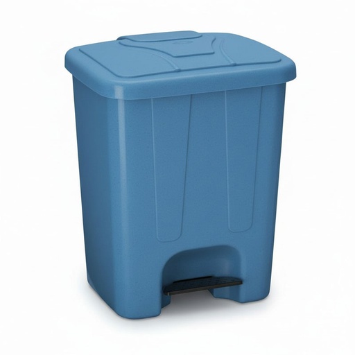 [BAYDUS25B] POUBELLE PLAST. BLEUE 25L A PEDALE 