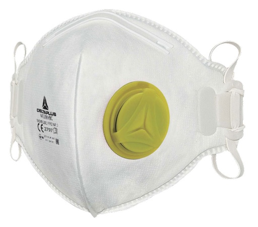 [VM1200VBC] MASQUE FFP2 PLIAGE VERTICAL A VALVE M1205VB BTE DE 10 PCS