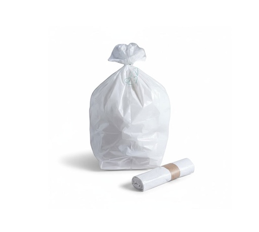 [SP6] SAC POUB. 6L/HD BLANC CARTON DE 2000 SACS