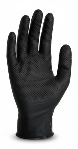 [VV1600B5009] GANT NITRILE NOIR CHIMIQUE TEXTUREE USAGE UNIQUE T.XL BTE DE 50 GANTS