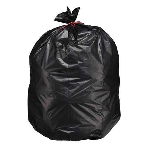 [SP130] SAC POUB. 130L/5BD NOIR CARTON DE 100 SACS