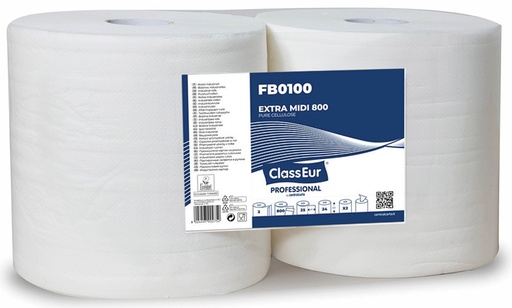 [FB0100] PAPIER INDUST.BLANC ECOLABEL 800F PQT 2 RLX 