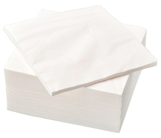 [FT0001] SEVIETTE DE TABLE PAPIER 33 x 33 PQT 100 FEUILLES