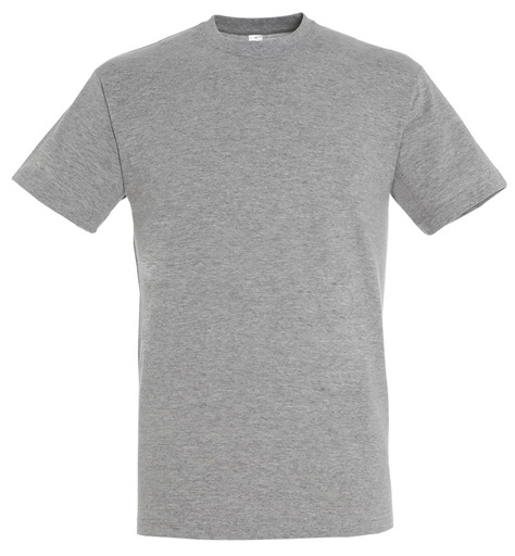 [TSGRM] T-SHIRT 100% COTON GRIS CHINE T.M